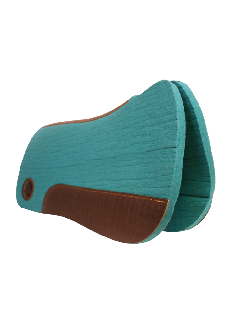 Tapis Western Turquoise Alligator Brun