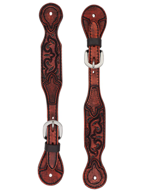 Courroies d'éperons Western Turquoise Cross Pioneer - Adulte