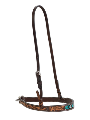 Western Turquoise Beaded Noseband