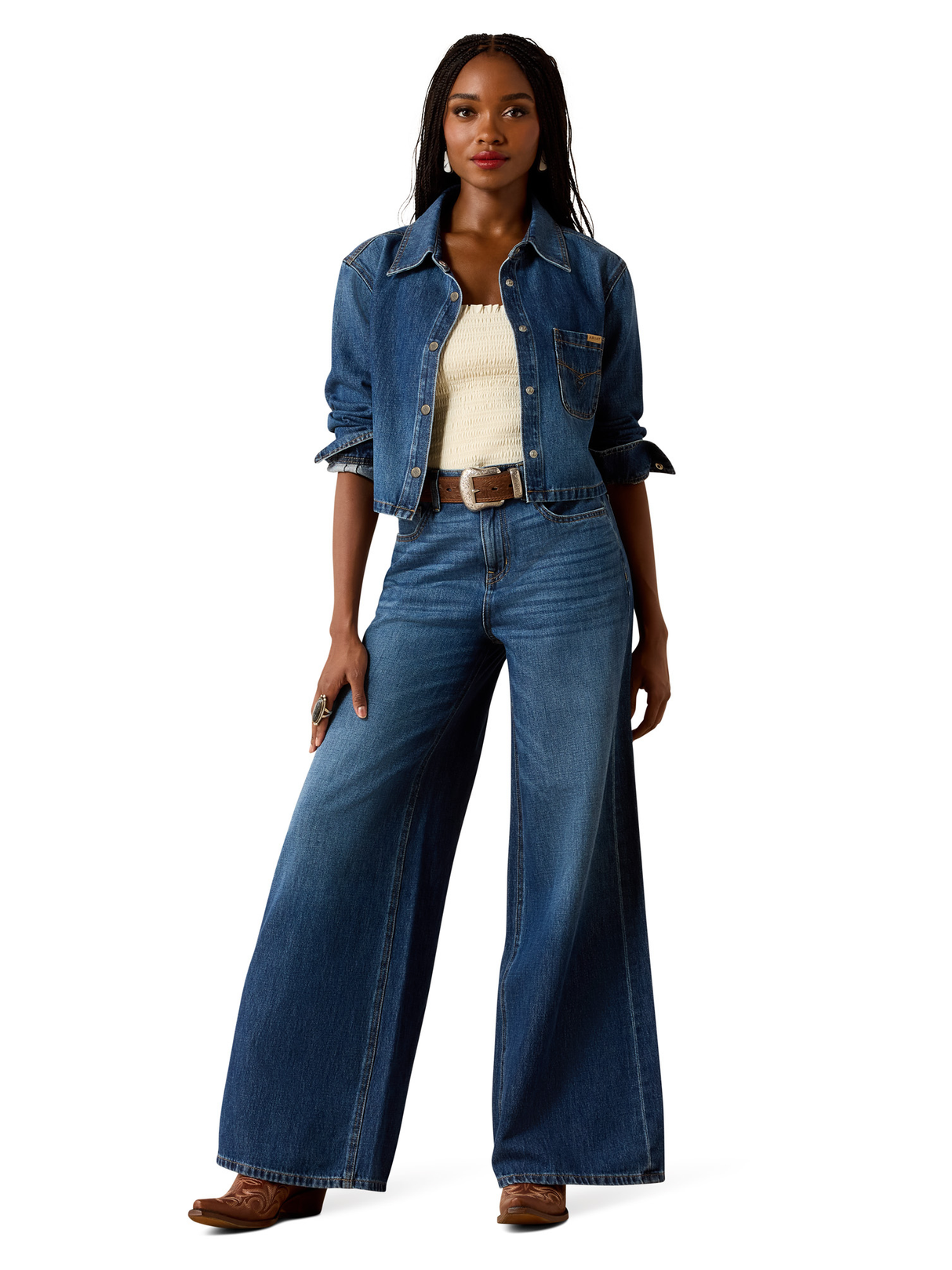 Jeans Calamity Comfort Wide Leg Ultra High Rise - Femme