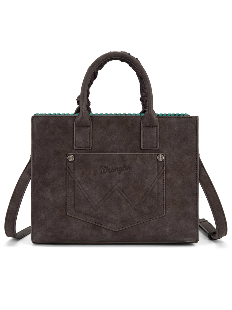 Sac à main Western Whipstitch Aztec avec poignées et bandoulière