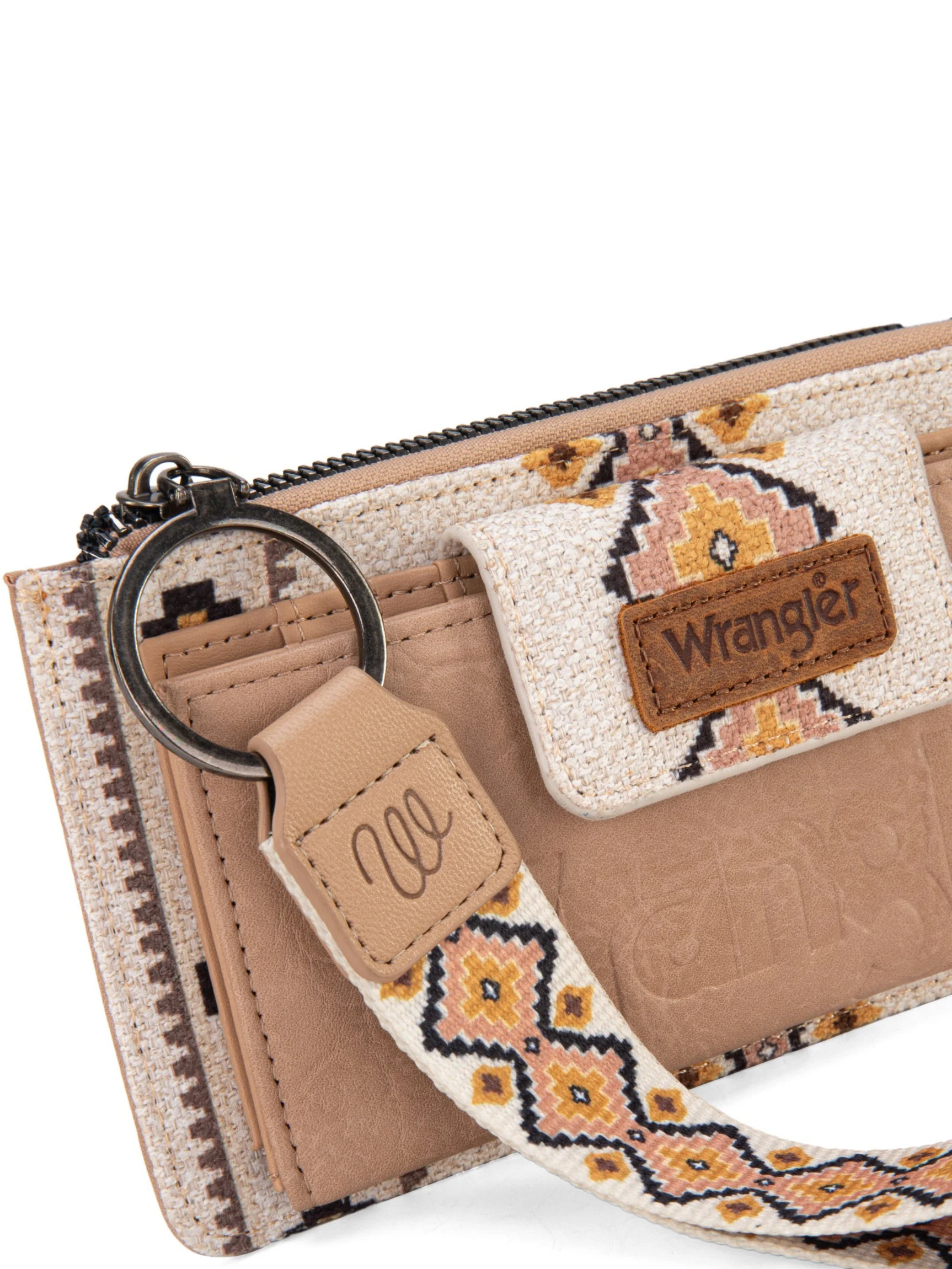 Porte-Monnaie Aztec Bi-fold Tan