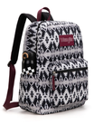 Aztec pattern backpack