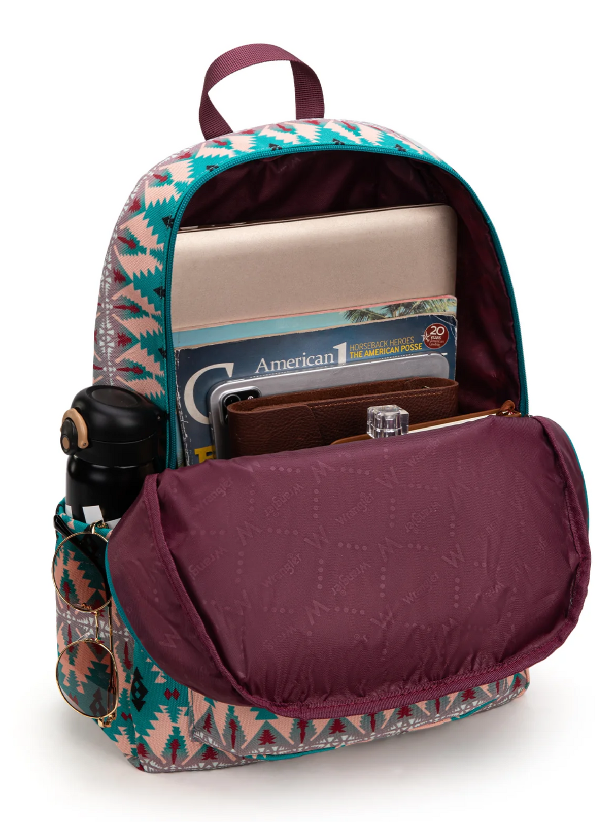 Sac à dos à motif aztèque