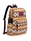 Aztec pattern backpack