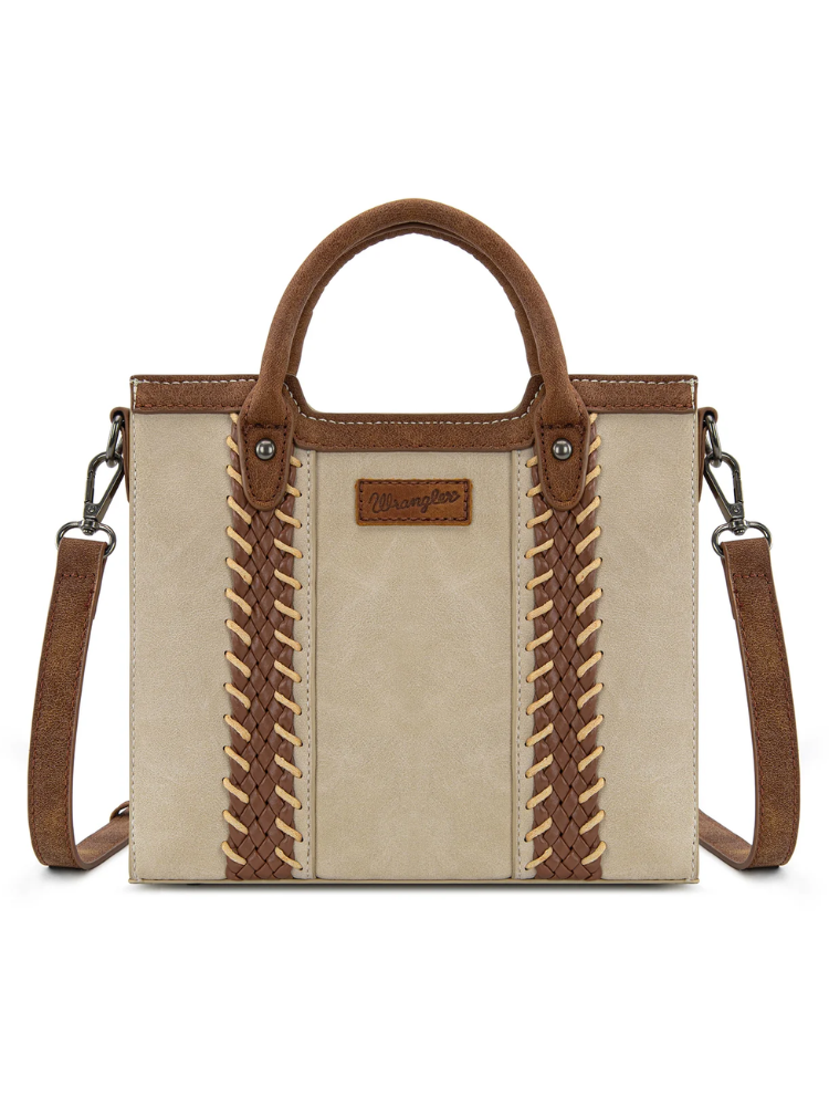 Petit sac à main Western tressé à poignée et bandoulière