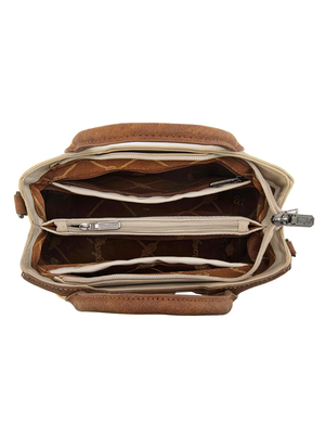 Petit sac à main Western tressé à poignée et bandoulière