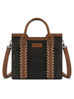 Petit sac à main Western tressé à poignée et bandoulière