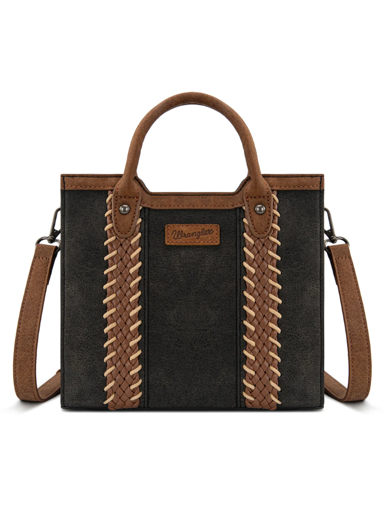Petit sac à main Western tressé à poignée et bandoulière