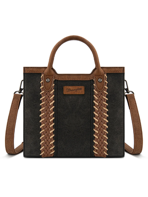 Petit sac à main Western tressé à poignée et bandoulière