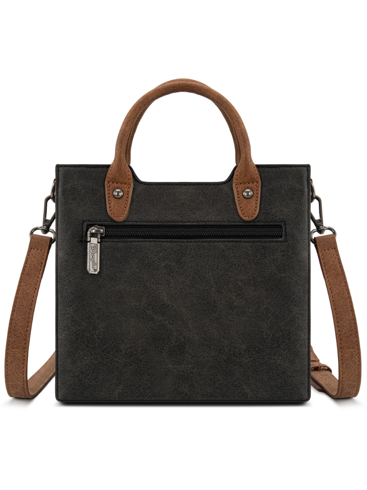 Petit sac à main Western tressé à poignée et bandoulière