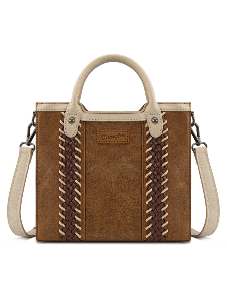 Petit sac à main Western tressé à poignée et bandoulière