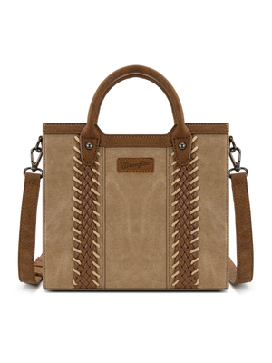 Petit sac à main Western tressé à poignée et bandoulière