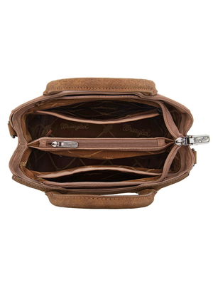 Petit sac à main Western tressé à poignée et bandoulière