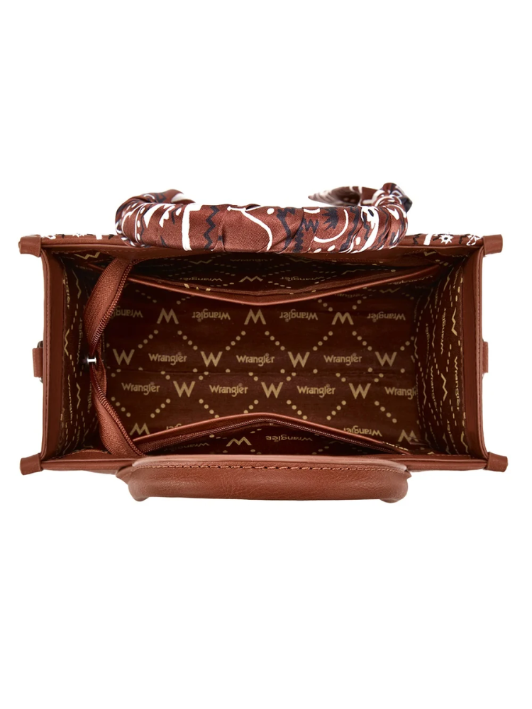 Braided Paisley Bandana Handbag