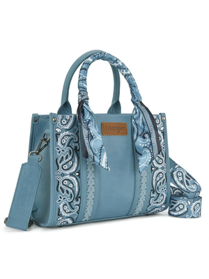 Braided Paisley Bandana Handbag