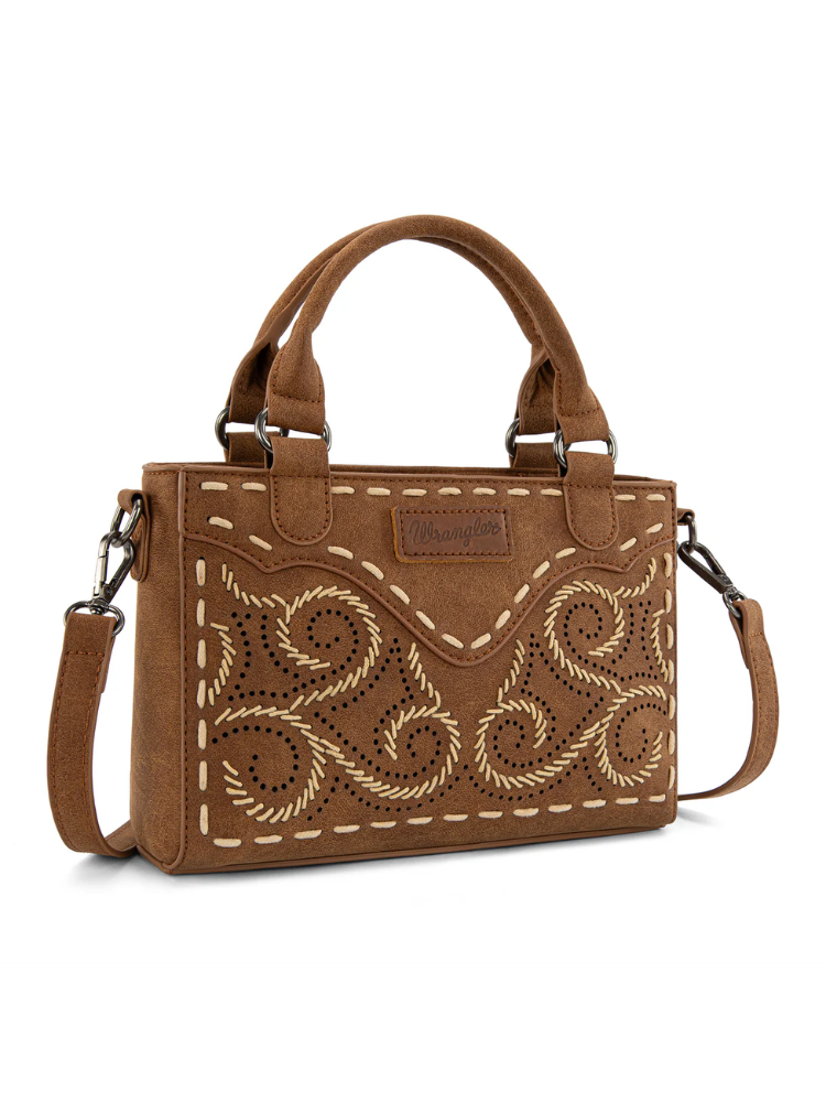 Mini sac à main satchel / bandoulière Embroidered Swirl