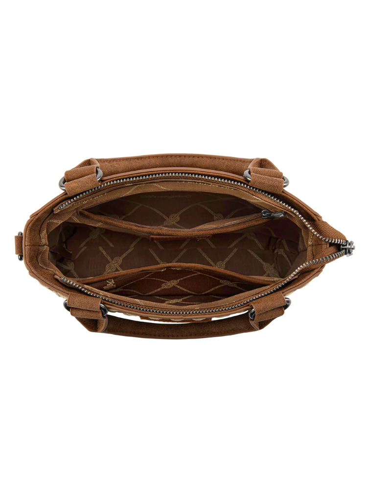 Mini sac à main satchel / bandoulière Embroidered Swirl