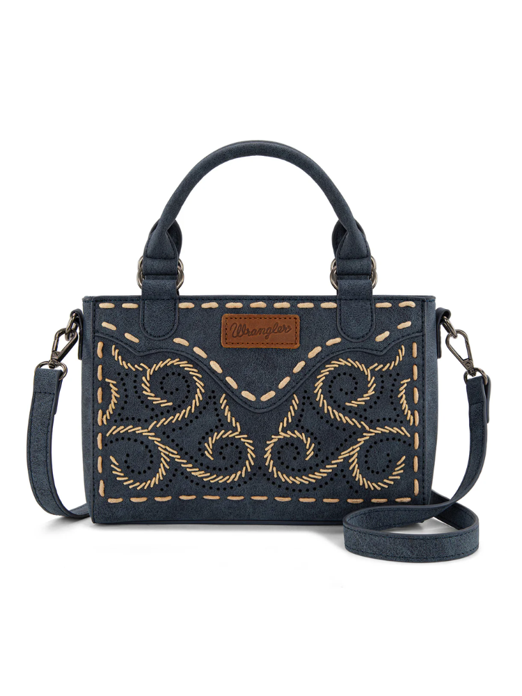 Mini sac à main satchel / bandoulière Embroidered Swirl