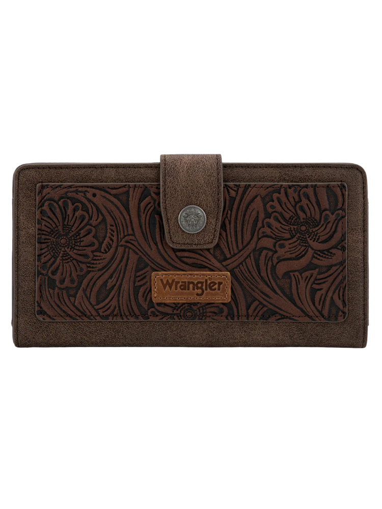 Portefeuille Western Floral Tooled RFID
