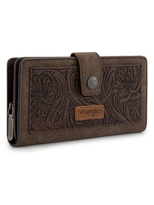 Portefeuille Western Floral Tooled RFID