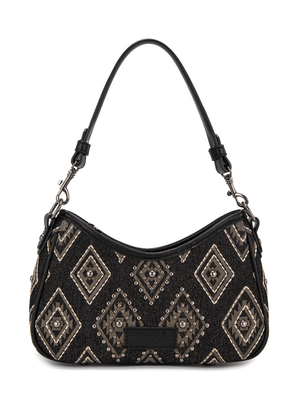 Sac à main Aztec Studded Denim avec mini pochette