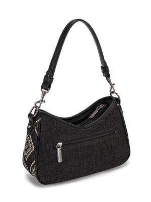 Sac à main Aztec Studded Denim avec mini pochette