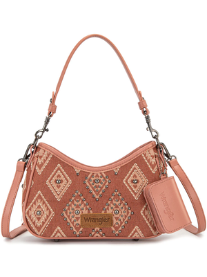 Sac à main Aztec Studded Denim avec mini pochette