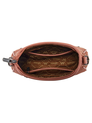 Sac à main Aztec Studded Denim avec mini pochette