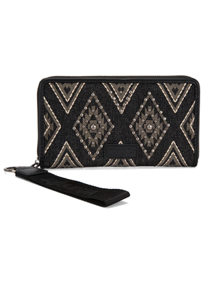 Portefeuille à Dragonne Aztec Studded