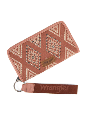 Portefeuille à Dragonne Aztec Studded