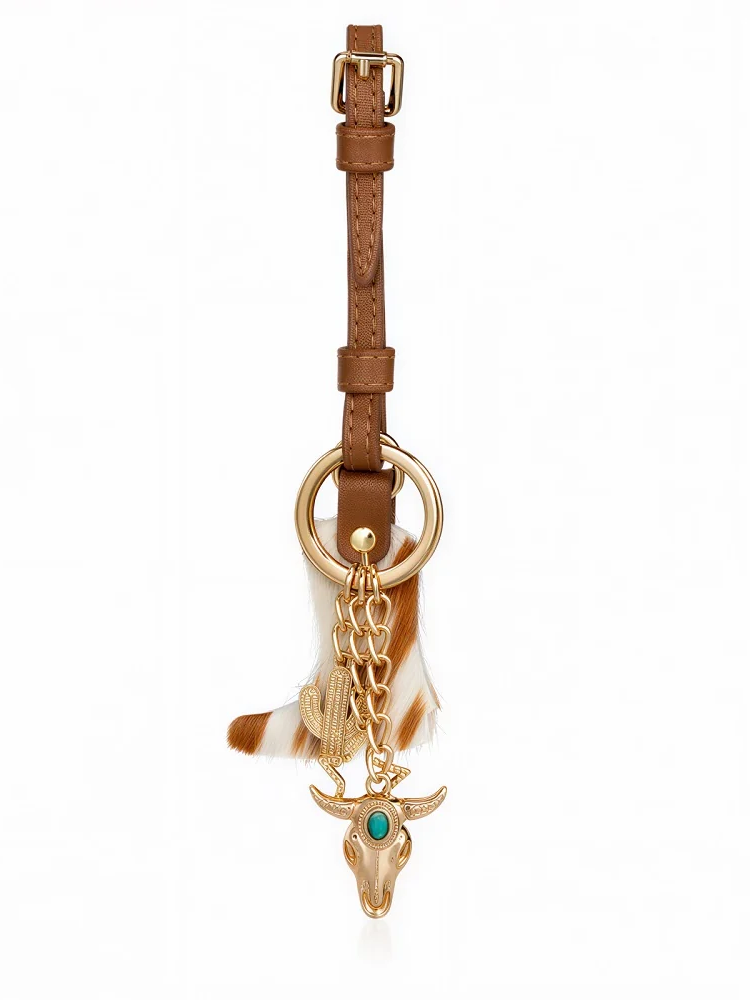 Breloque de sac Western en botte de cowboy