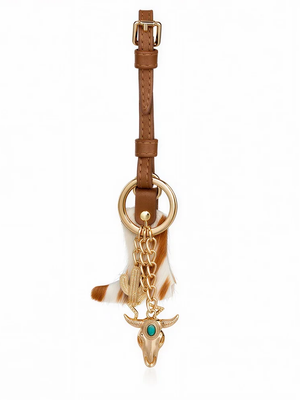 Breloque de sac Western en botte de cowboy