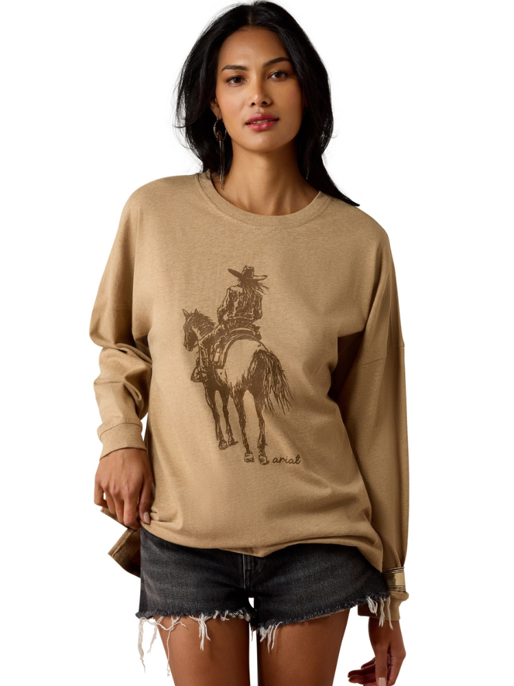 Chandail en molleton Canvas Oversized - Femme