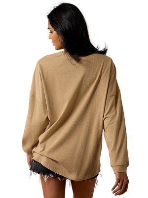 Chandail en molleton Canvas Oversized - Femme