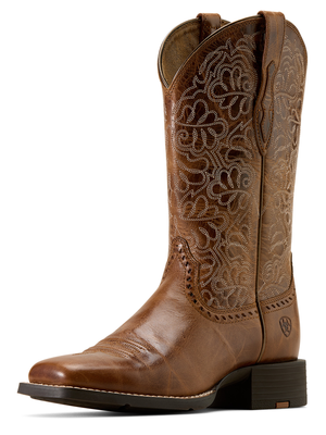 Botte Western Round Up Remuda Aged Tan - Femme