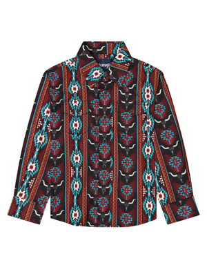 Chemise Western Checotah rouge - Garçon