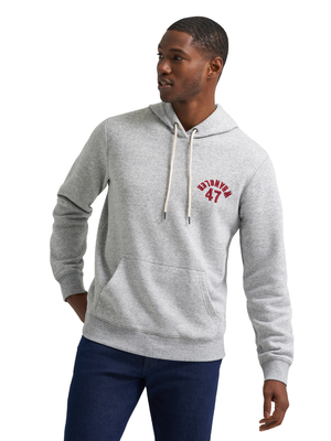 Chandail en molleton à capuchon Brodé "Wrangler 47" - Homme