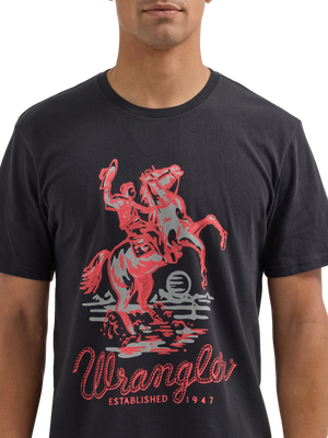 T-shirt Bucking Bronco - Homme