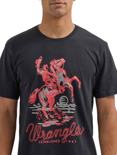 T-shirt Bucking Bronco - Homme