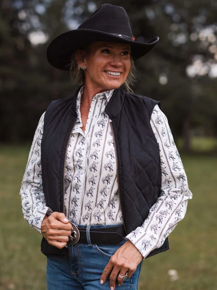 Chemise western Bronc Stripe - Femme