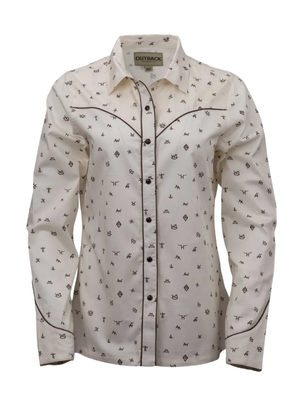 Chemise western Cattle Brand - Femme