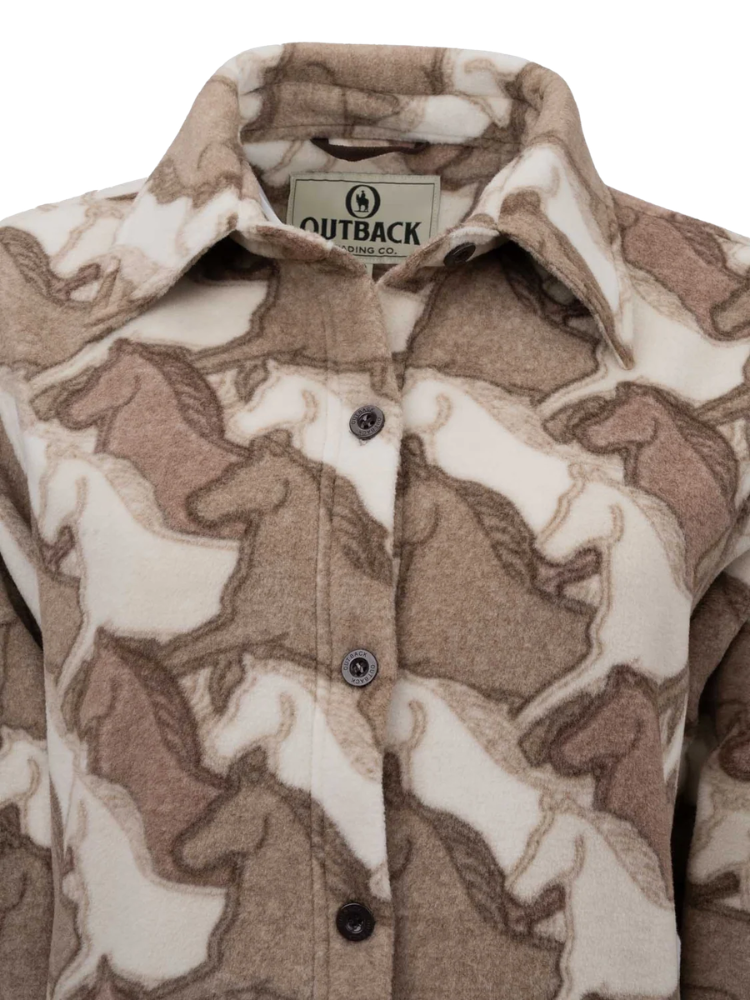 Surchemise Stampede Big Shirt Horses - Femme