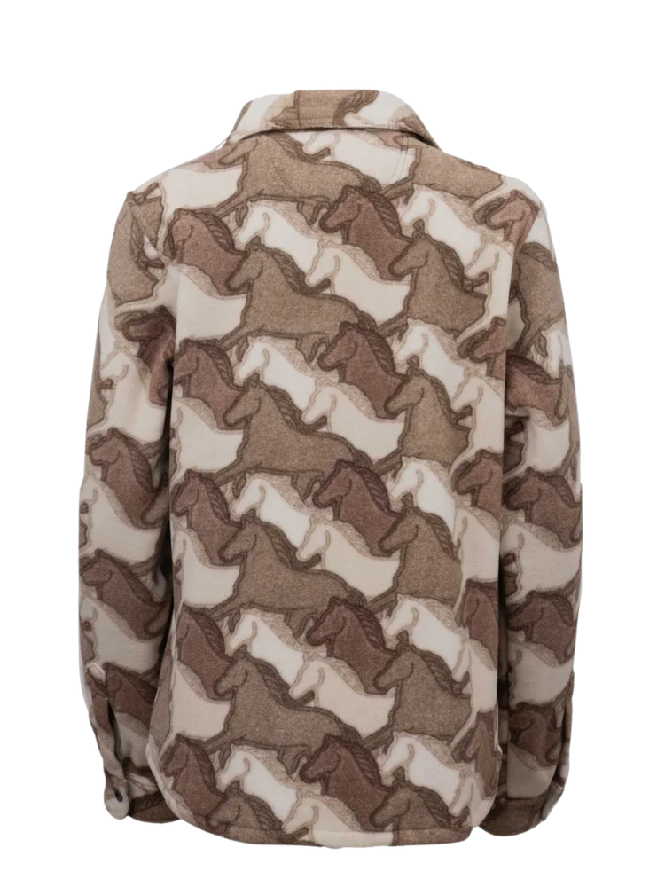 Surchemise Stampede Big Shirt Horses - Femme