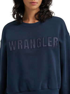 Crewneck Canyon oversized Dark Sapphire - Femme
