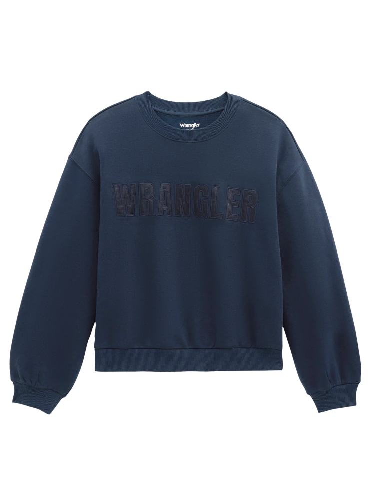 Crewneck Canyon oversized Dark Sapphire - Femme