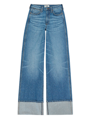 Jeans Western Retro® Bailey High Rise Wide Leg Cuffed Milena - Femme