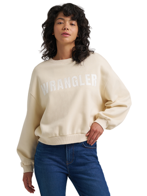 Crewneck Canyon oversized Pip Whitecap Gray - Femme