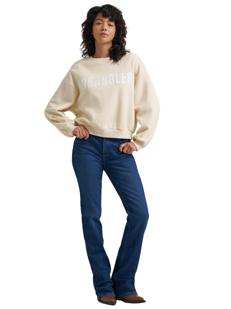 Crewneck Canyon oversized Pip Whitecap Gray - Femme