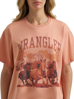 T-shirt Three Horses - Femme